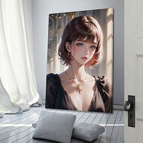 Anime Girl Poster Sexy Lady Malerei Leinwand Wand & bild Druck Moderne Familie Schlafzimmer 40 x 60c