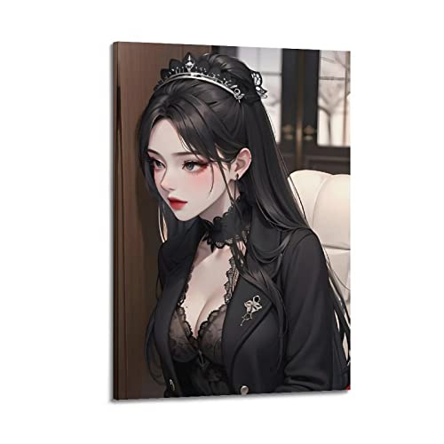 Anime Girl Poster Sexy Lady Malerei Leinwand Wand & bild Druck Moderne Familie Schlafzimmer 60 x 90c