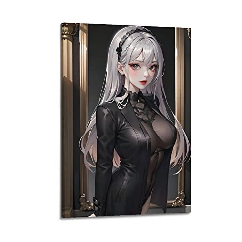 Anime Girls Poster Sexy Lady Malerei Leinwand Wand & bild Druck Moderne Familie Schlafzimmer 60 x 90