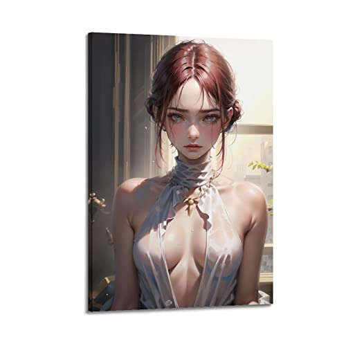 Anime Sexy Lady Poster Girl Malerei Leinwand Wand & bild Druck Moderne Familie Schlafzimmer 40 x 60c