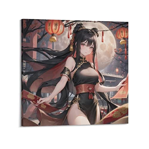 Anime Sexy Waifu Poster Girl Lady Malerei Leinwand Wand & bild Druck Moderne Familie Schlafzimmer 70