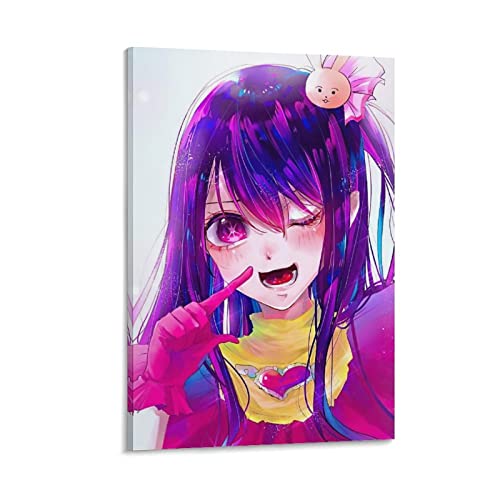 HANYING Oshi No Ko Art Anime Sexy Girl Poster werke Bild Druck Wandkunst Gemälde Leinwand 60 x 90cm