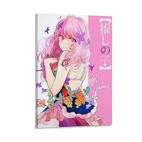 HANYING Oshi No Kog Anime Sexy Girl Art Poster Wandkunst Gemälde Leinwanddrucke werke 60 x 90cm