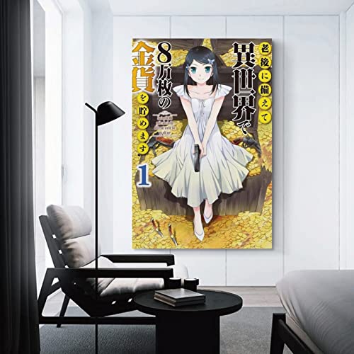 HANYING Saving 80.000 Gold in Another World for My Retirement Anime Sexy Girl Art Poster werke Bild 