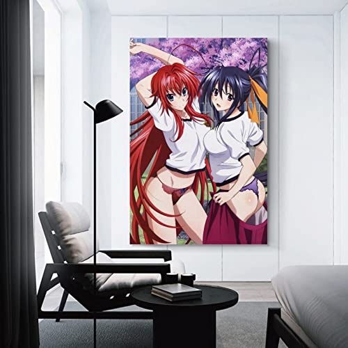 HAPPOW Anime-Poster, Girl High School, DXD, heiße Anime-, weibliches Poster, dekorative Malerei, Le