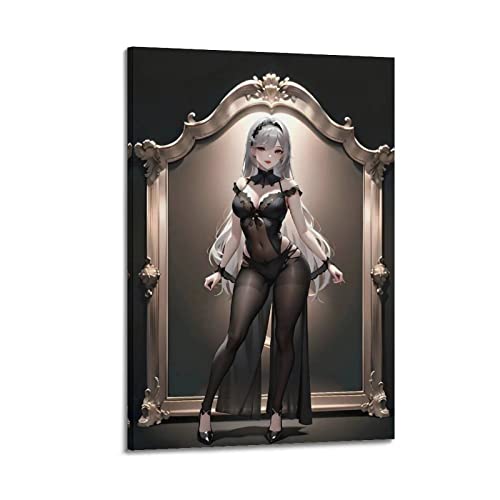 ISTI Anime Girl Lady Poster Sexy Girls Malerei Leinwand Wandposter und bild Druck Moderne Familie Sc