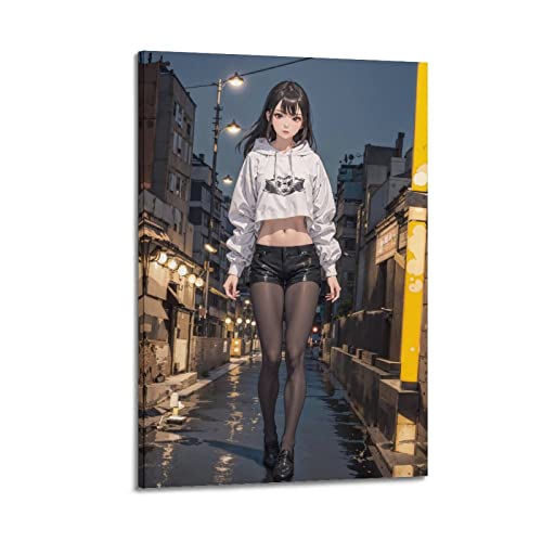 ISTI Anime Sexy Girl Poster Malerei Leinwand Wandposter und bild Druck Moderne Familie Schlafzimmer 