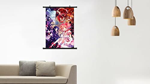 KARMA-X 60x90CM Madoka Magica Kakemono Rollbild | Anime Manga Stoffposter Wallscroll Wanddeko