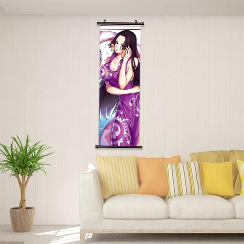 LGQHCE One Piece Poster, 1 PCS Boa·Hancock Kaedehara, Kazuha Poster Figur Scroll Anime Game Role - 