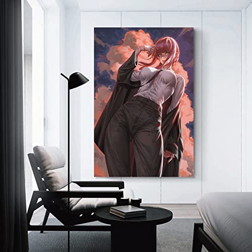 Poster, Motiv: Sexy Anime-Girl, dekoratives Gemälde, Leinwand, Wandkunst, Wohnzimmer, Schlafzimmer,
