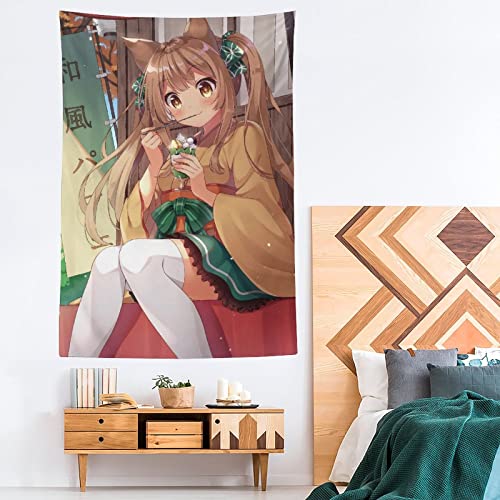 QINGRONG Sexy Anime Loveliness Poster Polyester Wandteppich bild Druck Moderne Familie Schlafzimmer 