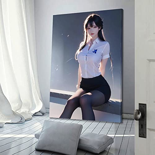 Anime-Poster, sexy Waifu, dekoratives Gemälde, Leinwand, Wand- und bild, modernes Familien-Schlafzi