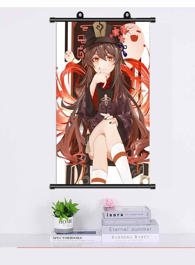 Yoimckay Anime Spiel Stoff Hängeplakat Game ,Anime Poster s Scroll Poster, Raum Deko Posters Wohnzi